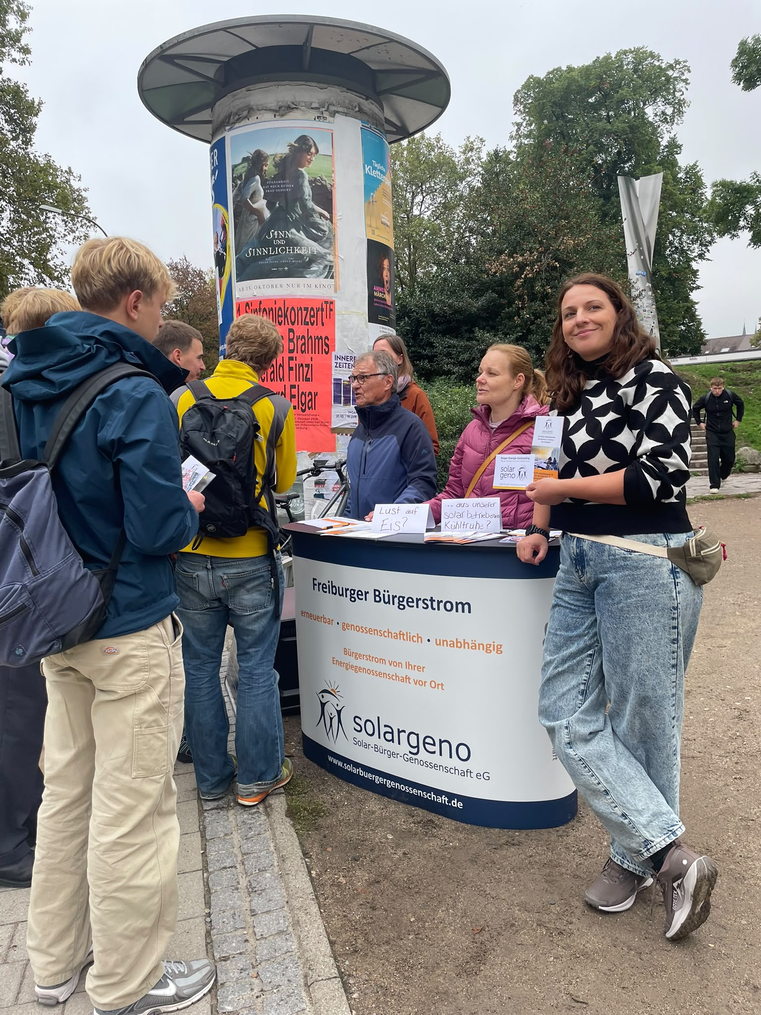 Infostand der Solar-Bürger-Genossenschaft